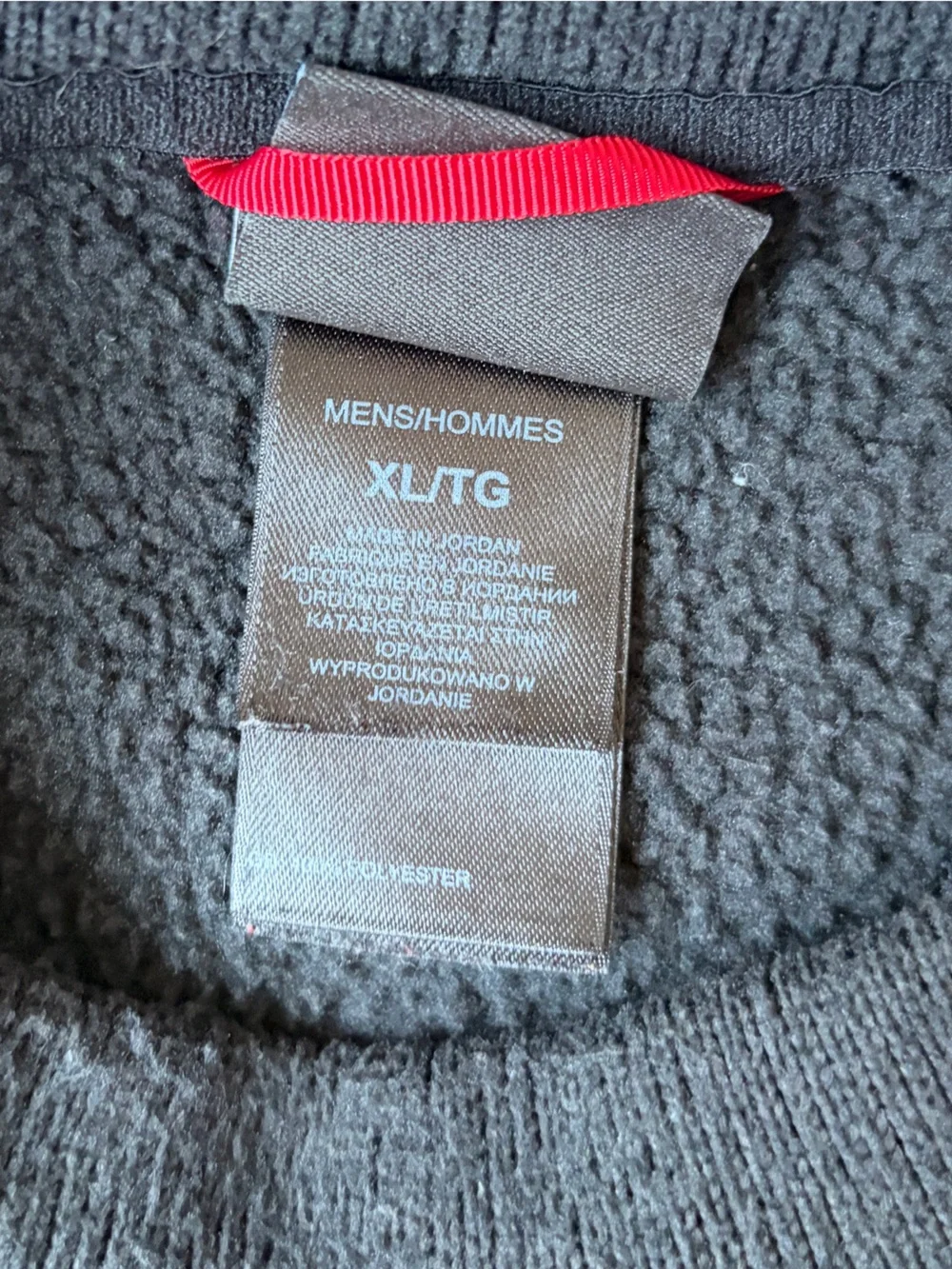 The North Face Men's Black Crewneck Fleece Pullover Men Size XL